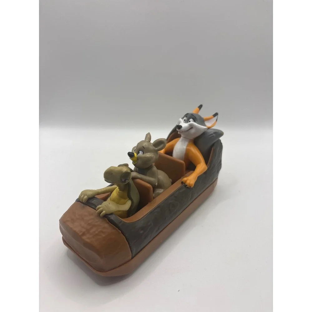 Disney Splash Mountain Log Flume Toy Br'er Fox Bear Rabbit Ride Vehicle - Picture 3 of 6